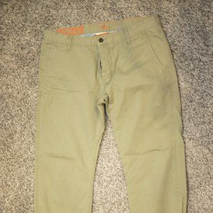34x32 Men's Dockers Alpha Slim Fit Summer Weight Khakis Sage Green